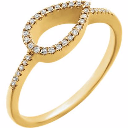 652035:60002:P 14kt Yellow 1/10 CTW Diamond Geometric Ring