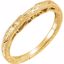 652053:105:P 14kt Yellow Hand Engraved Band for 5.8mm Round Ring