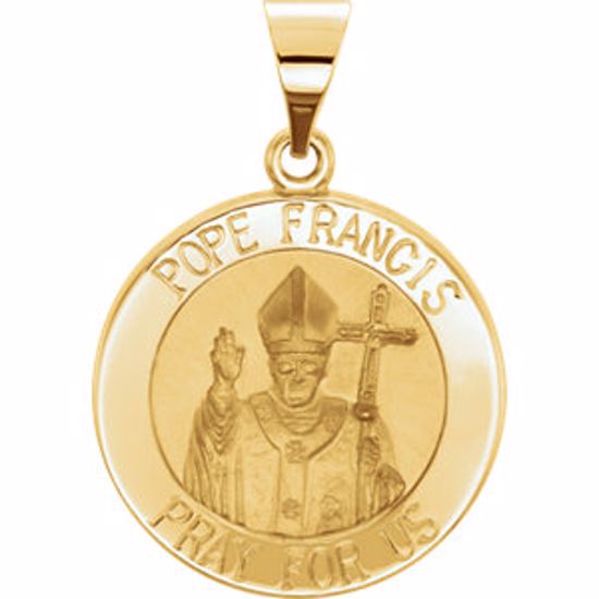 86348:60001:P Hollow Pope Francis Medal 