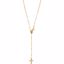 86350:60000:P Gold Bead Rosary Necklace 
