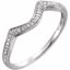 652072:103:P 14kt White Band for 5.2mm Round Ring