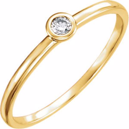 651929:60001:P 14kt Yellow .06 CTW Diamond Ring