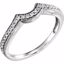 652002:101:P 14kt White 1/8 CTW Diamond Band for 5.2mm Round Ring
