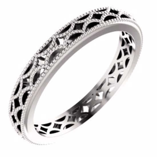 51580:305:P 14kt Rose 3mm Band Size 5