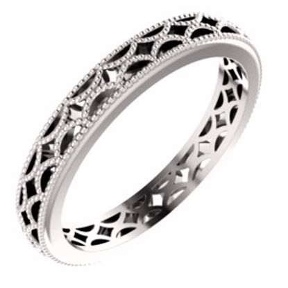 51580:405:P Platinum 3mm Band Size 5