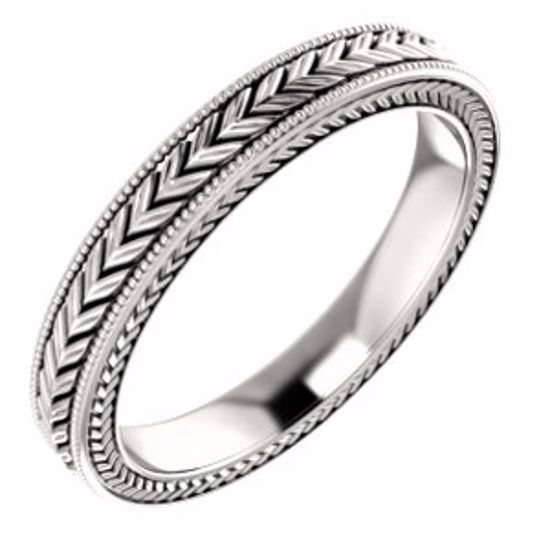 51582:306:P 14kt Rose 3mm Band Size 6