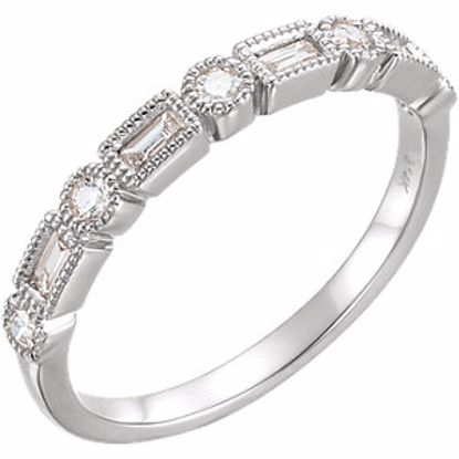 652056:100:P 14kt White 1/4 CTW Diamond Anniversary Band