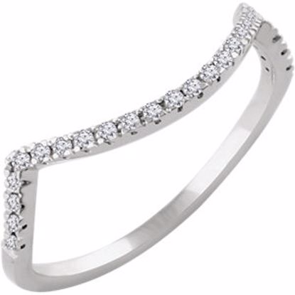 652115:147:P Platinum 1/6 CTW Diamond Band for 6.5mm Ring