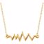 652133:60000:P 14kt Yellow Heartbeat 16-18" Necklace 
