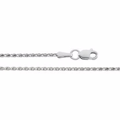 CH179:70002:P Sterling Silver 1.5mm Diamond Cut Wheat 18" Chain