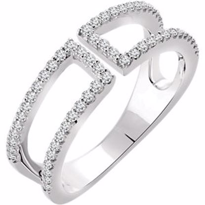 652150:60001:P 14kt White 1/3 CTW Diamond Ring