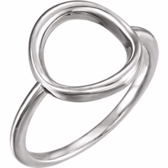 51602:104:P Platinum Circle Ring 
