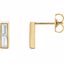 86339:6002:P 14kt Yellow 1/2 CTW Diamond Earrings 