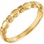 51571:102:P 14kt Yellow Stackable Ring