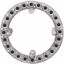 85916:1034:P 10kt White Halo-Style Pendant Mounting for 6.5mm Center