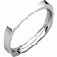 SQR7:508:P Sterling Silver 2.5mm Square Comfort Fit Band