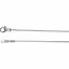 CH1046:60002:P Platinum 16" Rolo Chain