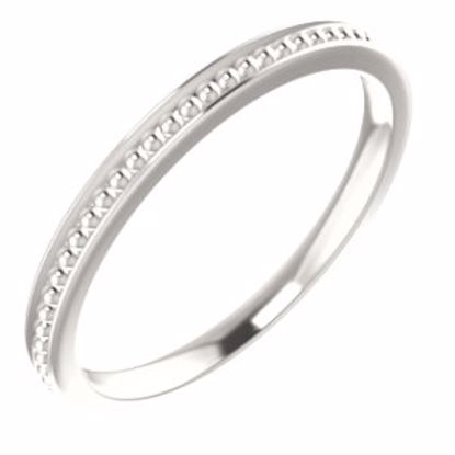 51620:114:P 14kt Yellow Stackable Bead Ring Size 7
