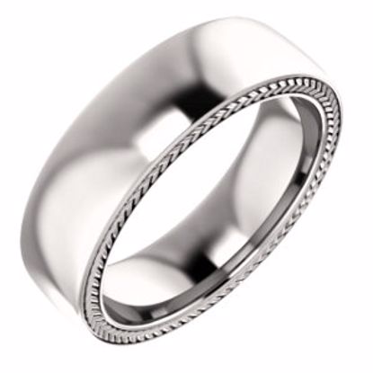 51578:7085:P 14kt Rose 5mm Band Size 8.5