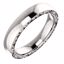 51577:3085:P 14kt Rose 4mm Sculptural-Style Relief Pattern Band Size 8.5