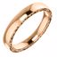 51577:412:P Platinum 4mm Sculptural-Style Relief Pattern Band Size 12