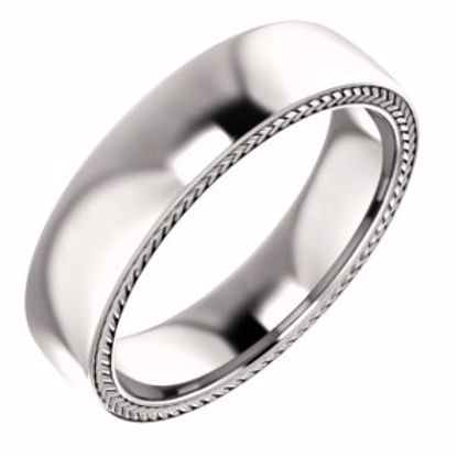51578:810:P Platinum 5mm Band Size 10