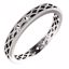 51580:119:P 14kt White 3mm Band Size 6.5