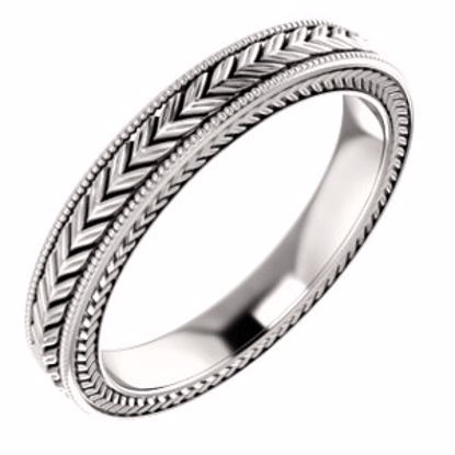 51582:111:P 14kt Rose 3mm Band Size 5.5