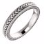 51582:121:P 14kt Rose 3mm Band Size 7.5