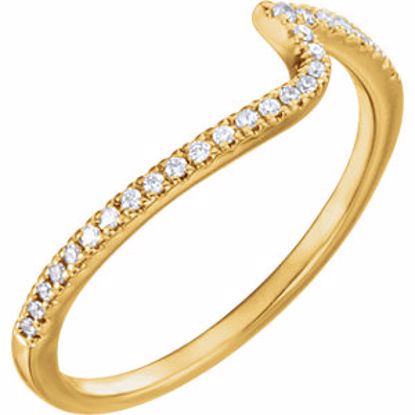 652208:115:P 14kt Yellow 1/10 CTW Diamond Band for 3.5mm Engagement Ring