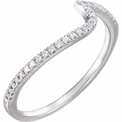 652208:116:P 14kt White 1/10 CTW Diamond Band for 3.5mm Engagement Ring