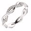 122962:122:P 14kt Rose Eternity Band Mounting Size 7.5