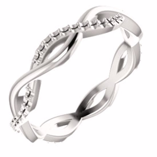 122962:123:P Platinum Eternity Band Mounting Size 7.5