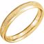 51622:209:P 14kt Yellow 4mm Knurl Design Band Size 9