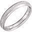51622:4105:P Platinum 4mm Knurl Design Band Size 10.5