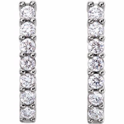 80238:607:P Platinum 2/3 CTW Diamond Earrings