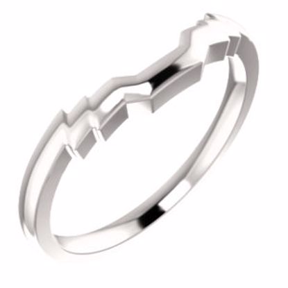 122762:603:P Platinum 1/8 CTW Diamond Ring Guard