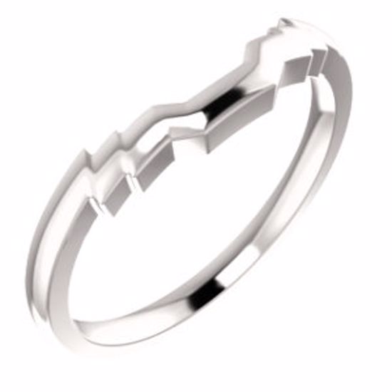 122762:603:P Platinum 1/8 CTW Diamond Ring Guard