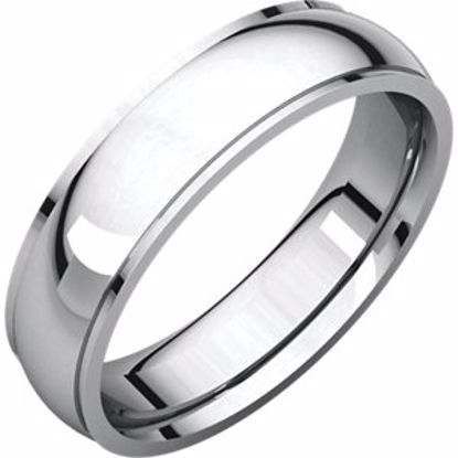 IRE9.5:185:P Platinum 5mm Comfort Fit Edge Band 