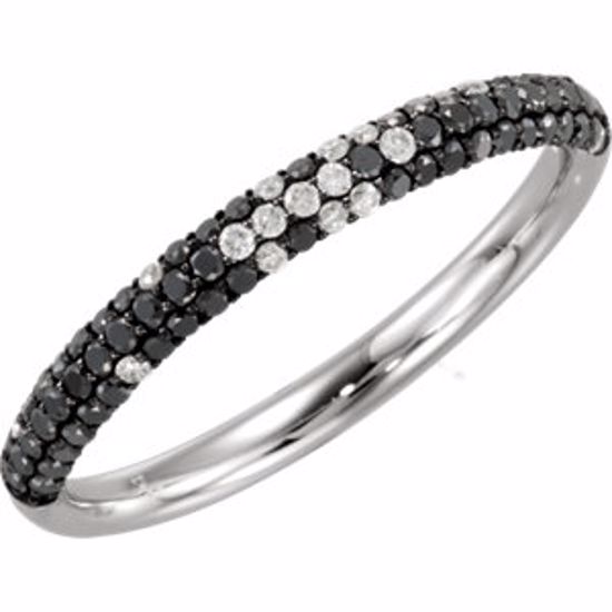 122974:606:P 14kt White 3/4 CTW Diamond Anniversary Band