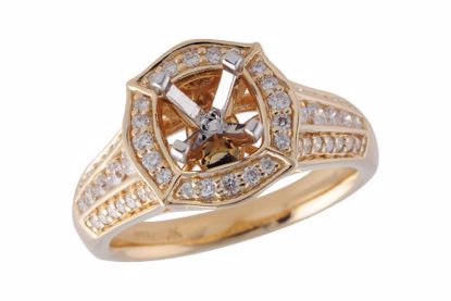 M239-39623_Y M239-39623_Y - 14KT Gold Semi-Mount Engagement Ring