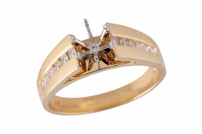 L240-35023_Y L240-35023_Y - 14KT Gold Semi-Mount Engagement Ring