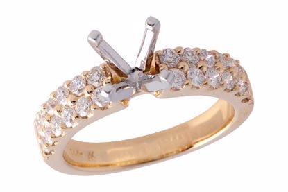 E239-40542_Y E239-40542_Y - 14KT Gold Semi-Mount Engagement Ring