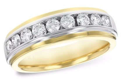 F147-59560_Y F147-59560_Y - 14KT Gold Mens Wedding Ring