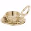 Picture of Cup & Saucer Charm Pendant - 14K Gold