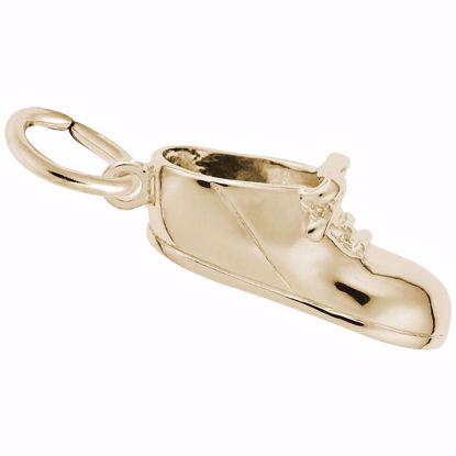 Picture of Baby Shoe Charm Pendant - 14K Gold