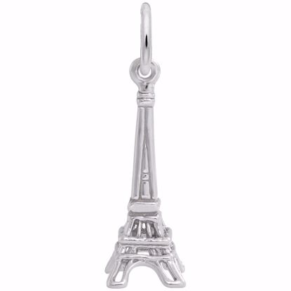 Picture of Eiffel Tower Charm Pendant - Sterling Silver