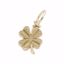 Picture of 4 Leaf Clover Charm Pendant - 14K Gold