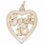 Picture of Sweet 16 Charm Pendant - 14K Gold