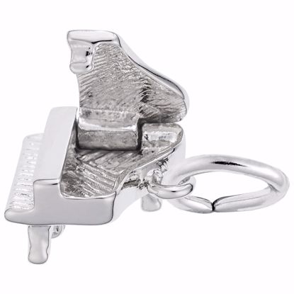 Picture of Piano Charm Pendant - Sterling Silver